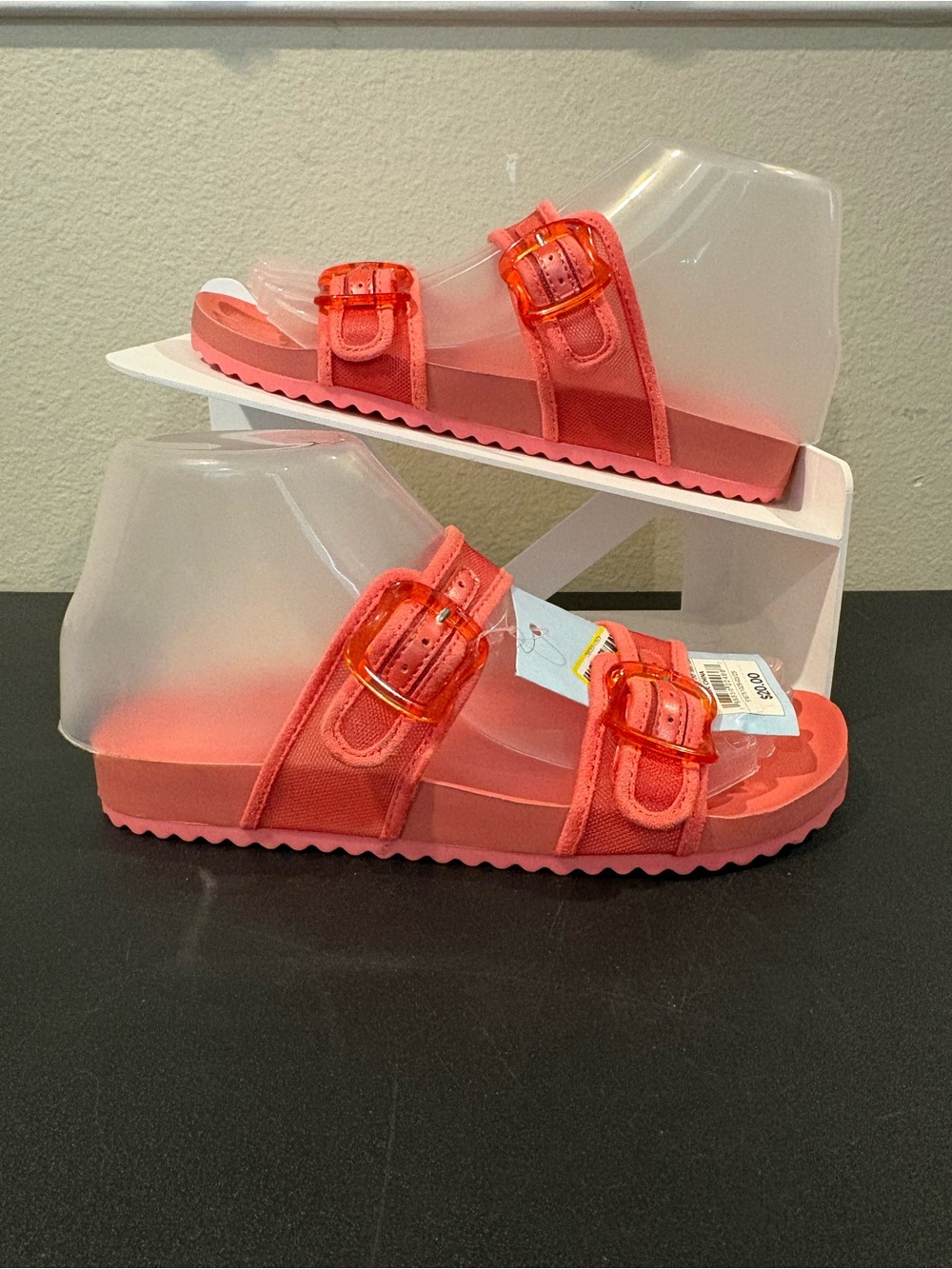 Cat & Jack Kaia Mesh Footbed Sandals Flip Flops Coral Several Youth Sizes